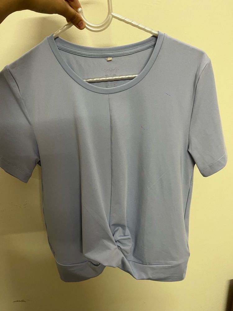 H&M Light Blue Sports Top For Women