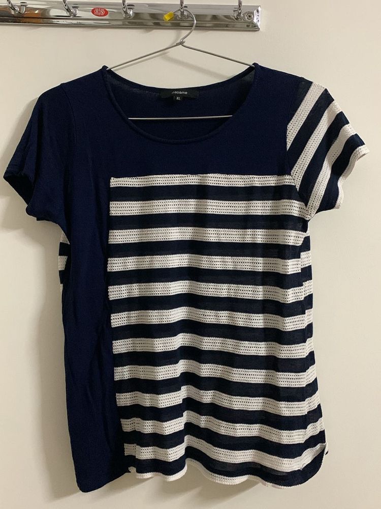 Striped Madame Xl T-Shirt