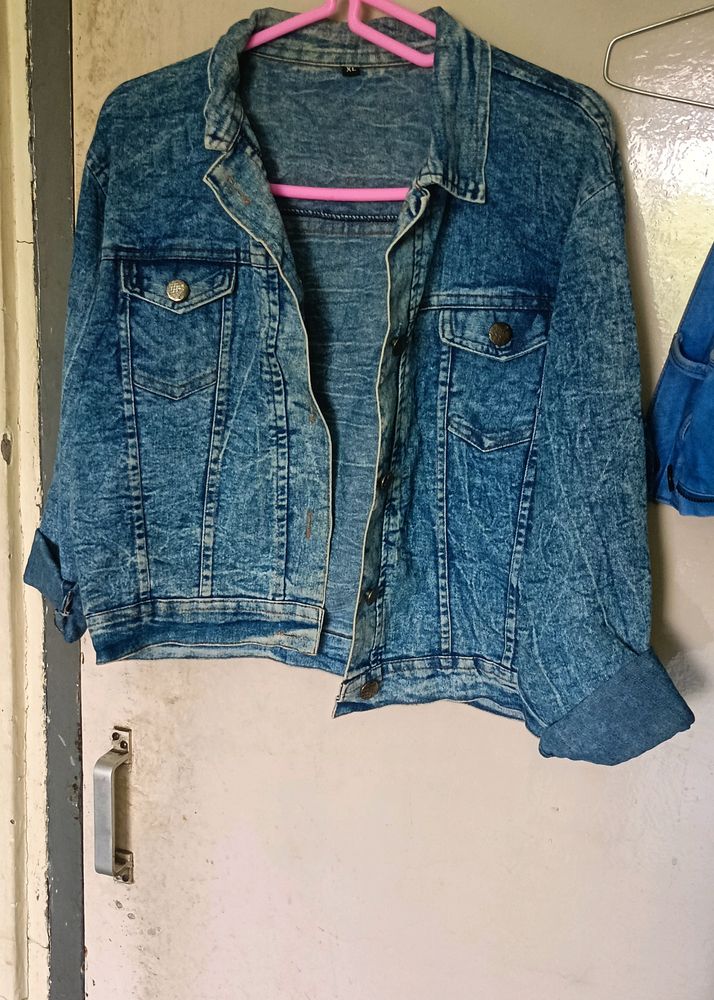 Blue Denim Jacket For Women