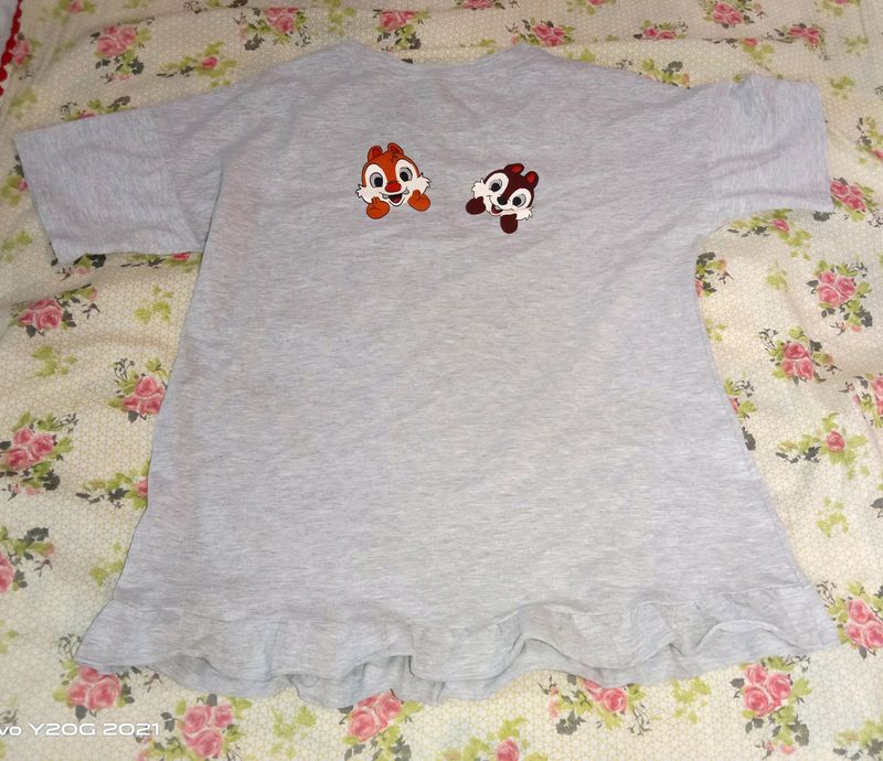 Cute Loose Fitting T-Shirt