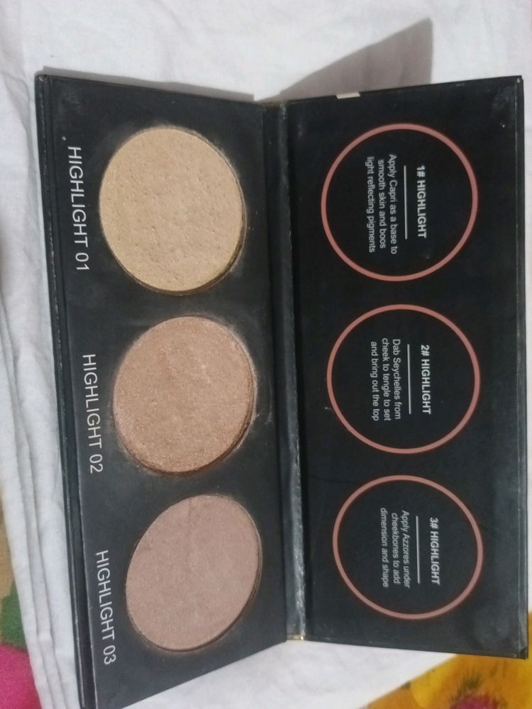 Highlighter Pallette 3d Huda