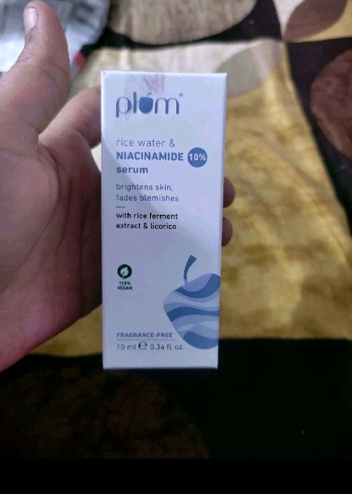 Plum Rice Waater Nicinamide Face Serum New Sealed