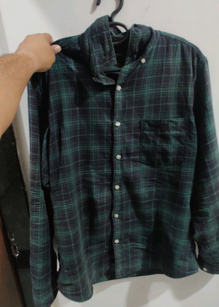 Harvard Green Check Shirt For Men