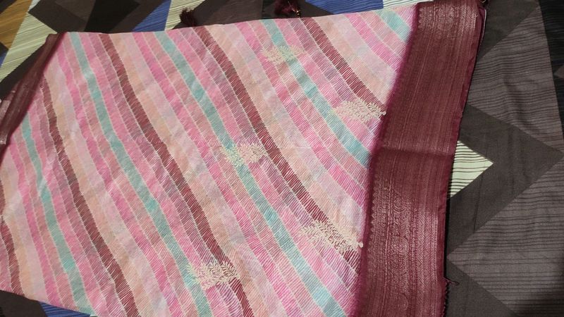 Multi Color Lahariya Saree