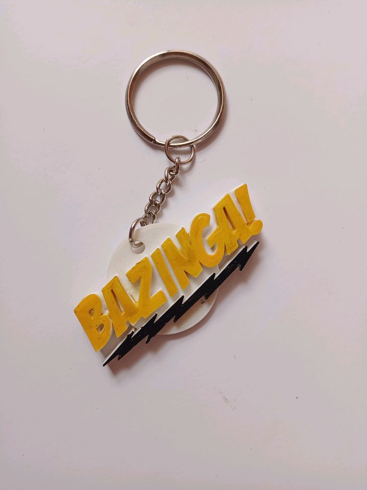 Big Bang Theory Bazinga Sheldon Cooper Keychain