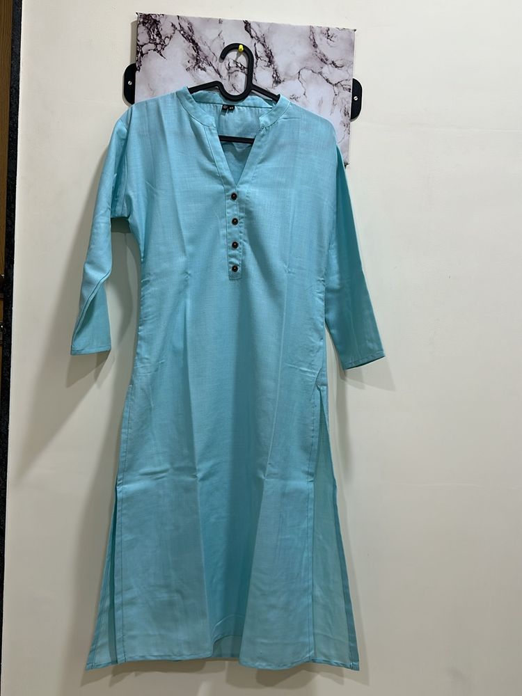 Light Blue Kurti