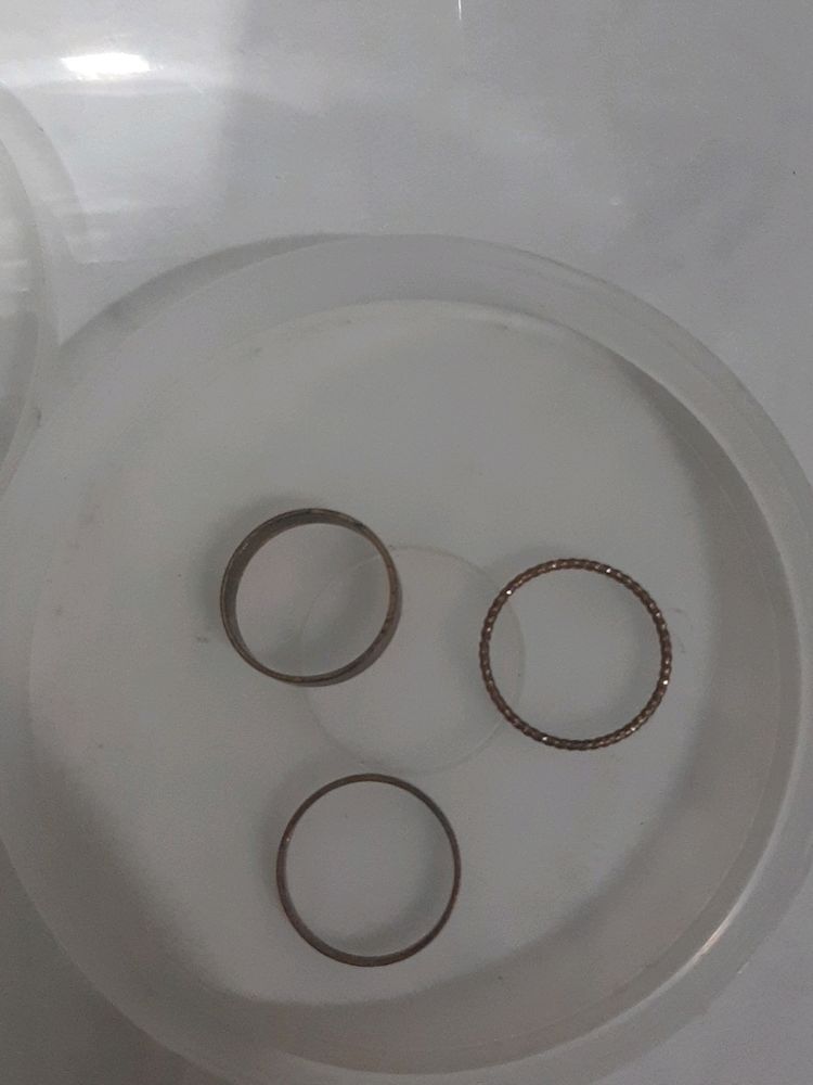 Set Of 3 Rings, Polish And Use