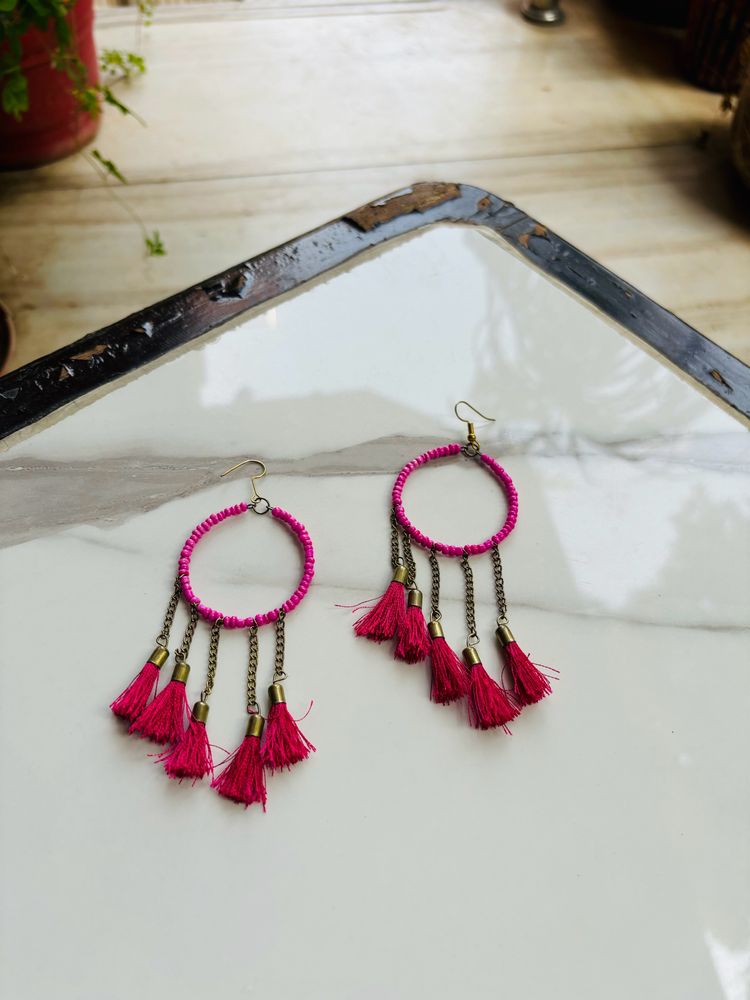 Beach Wear Earrings And Light Weight Jhumka combo