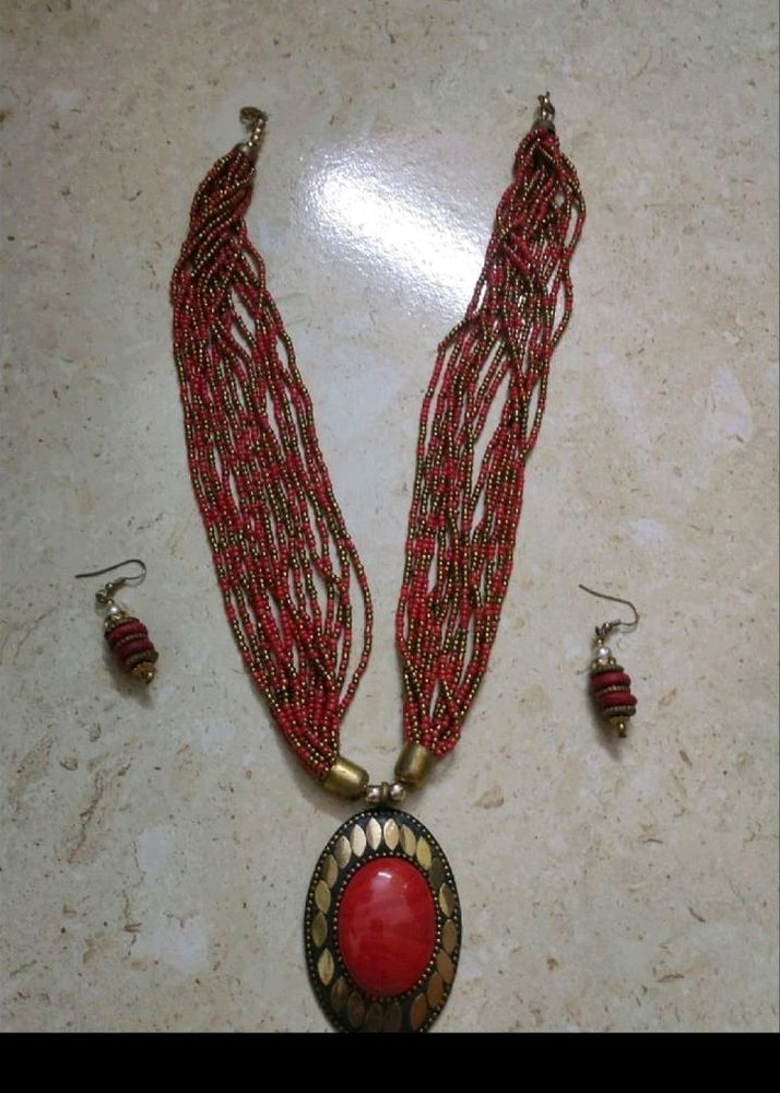 Red Jewellery Set