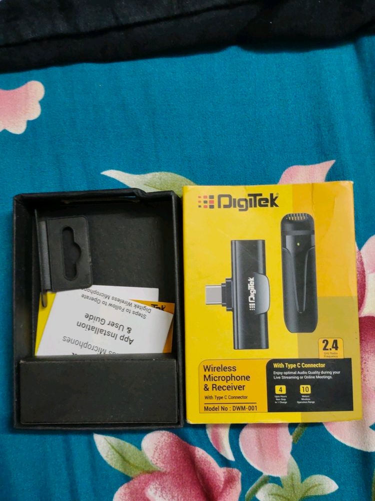 Wireless Microphone Digitek DWM-001 & Receiver