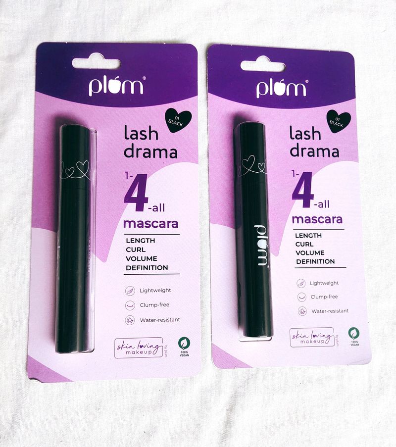 Totally New ✨ Plum 4 In 1 Lash Drama Mascara❤️