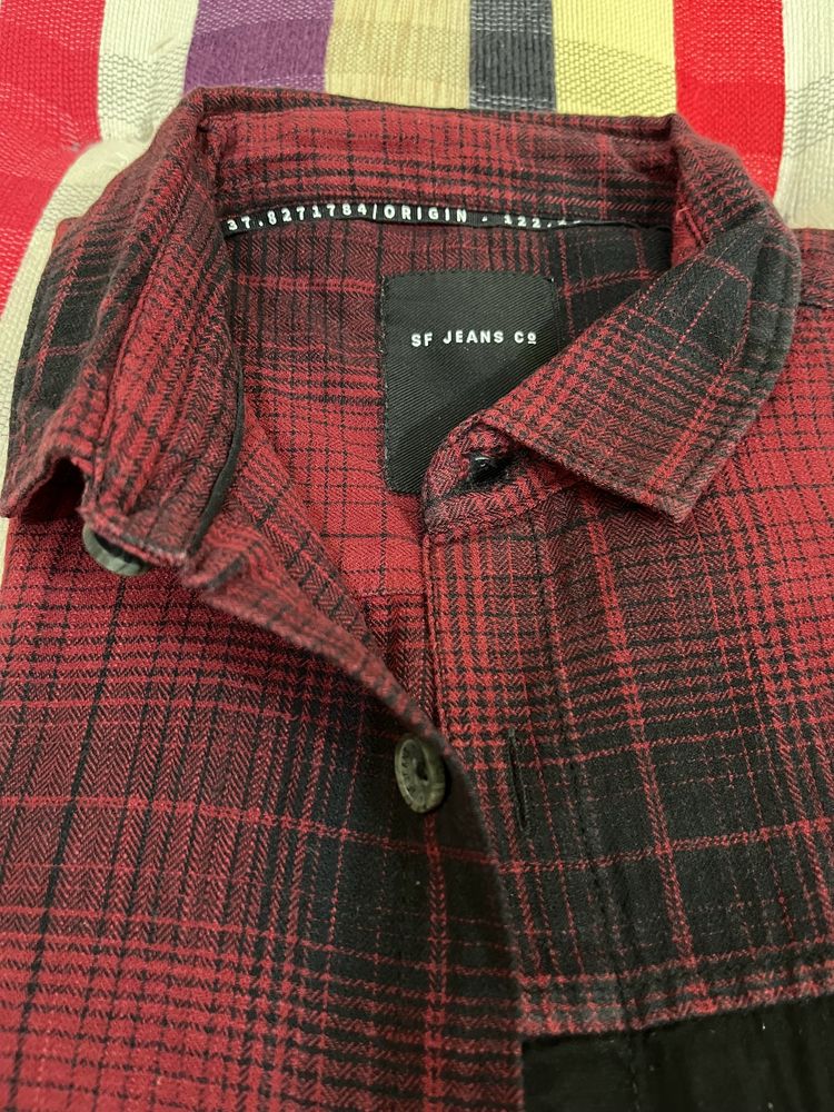 SF JEANS CO Red Checked Shirt