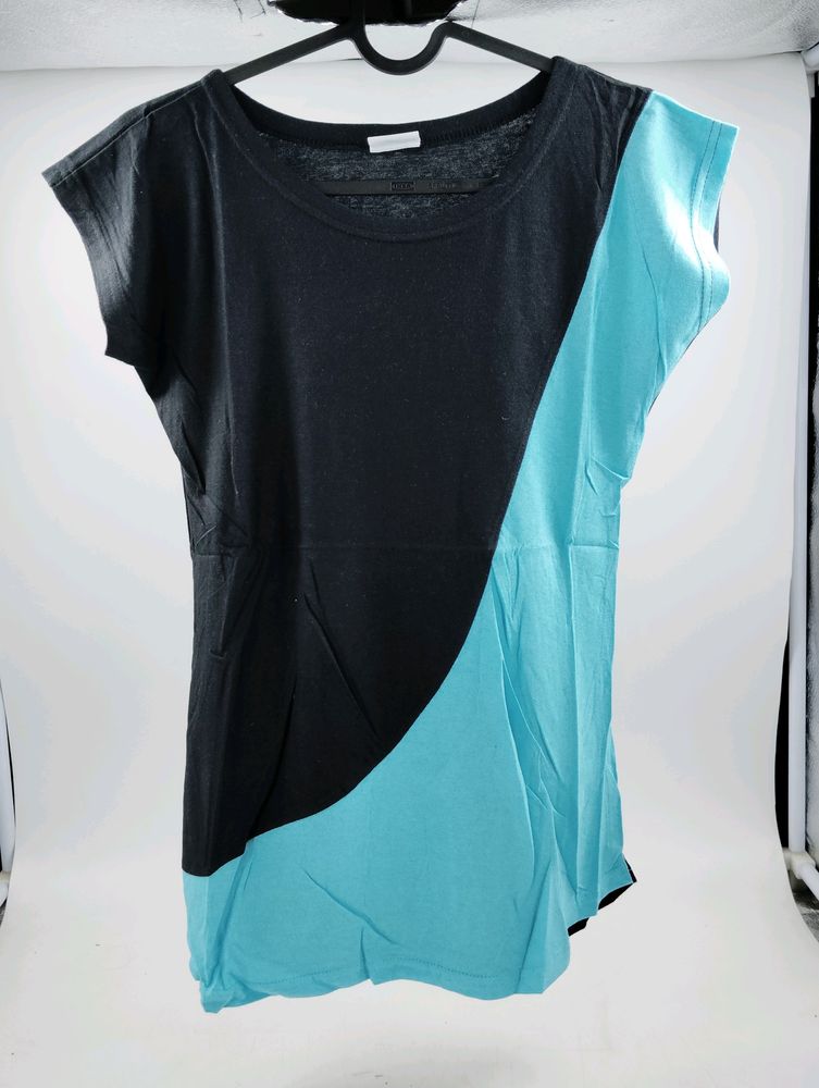 Colour Block Tshirt (Black)