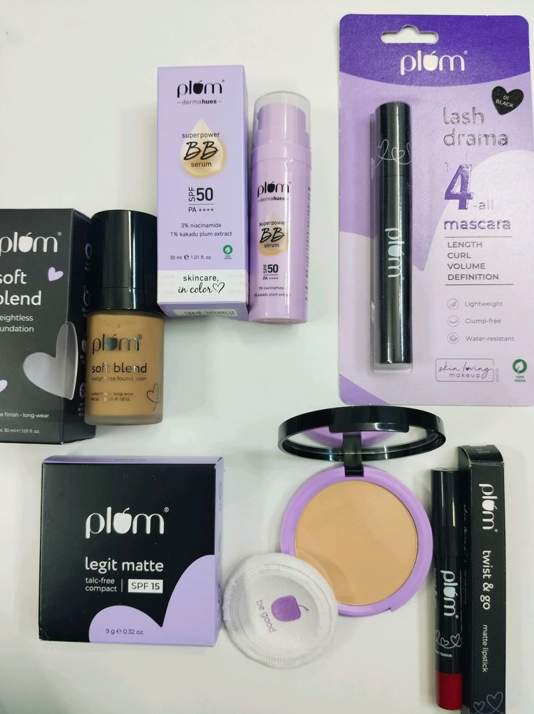 Combo Of Plum Makeup Product