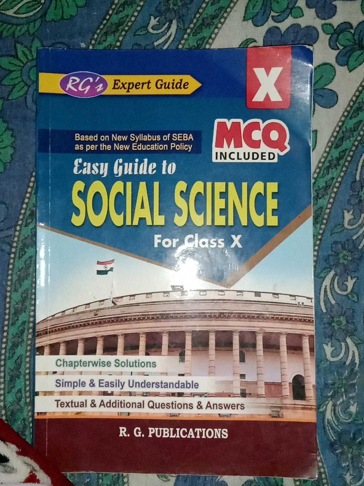 class 10th sosial mcq  bank by (R.G's)