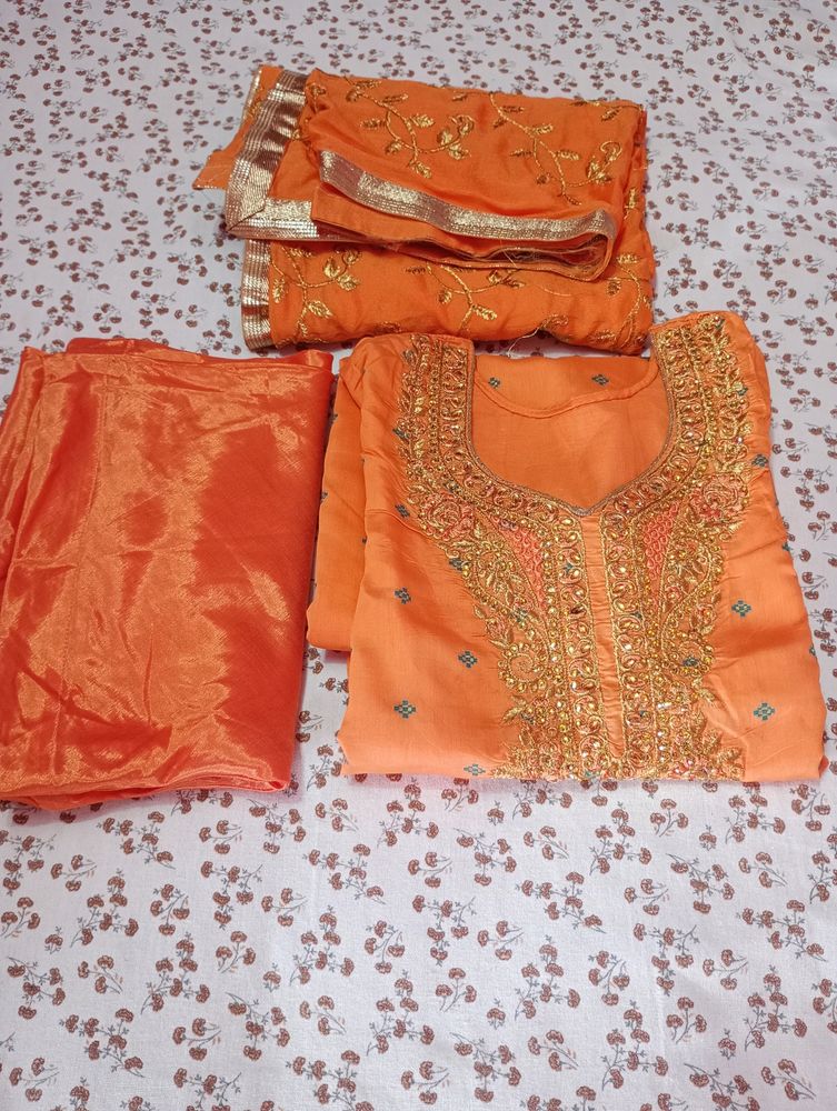 Chanderi Silk Suit