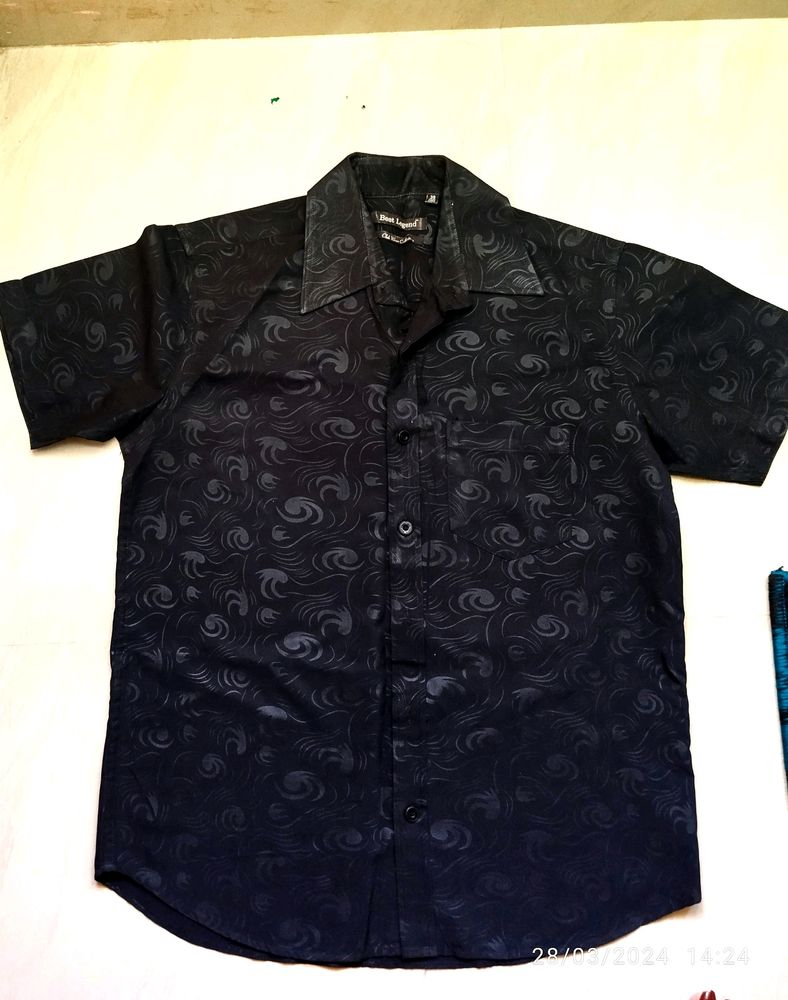 Black Colour,Medium size,Party Wear Shirt.