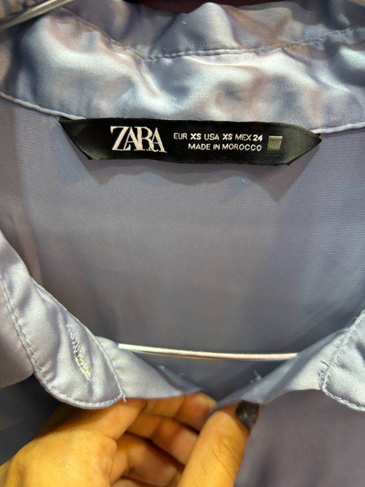 ZARA SATIN SHIRT