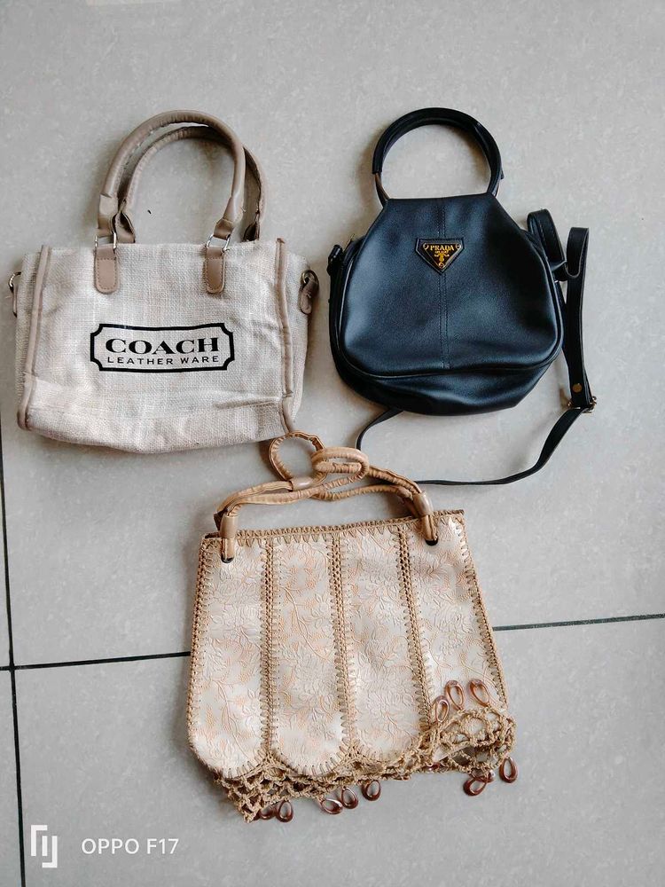 3 Handbag Combo