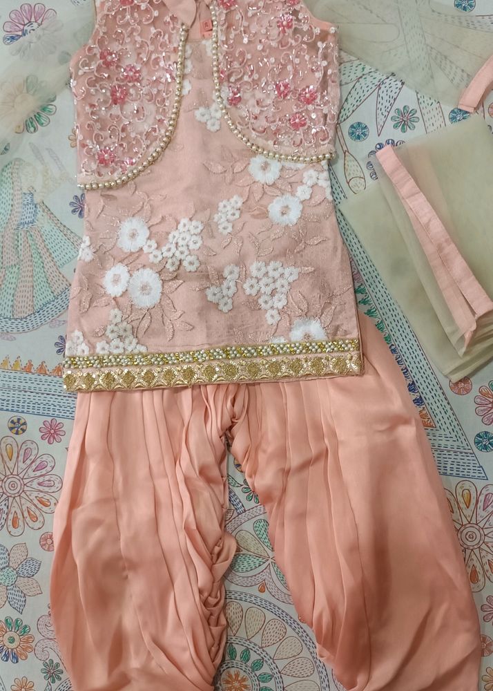 Peach Girl Kid Ethnic Wear