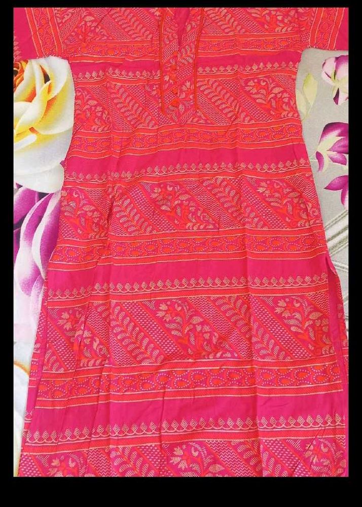 Foil Print Kurta