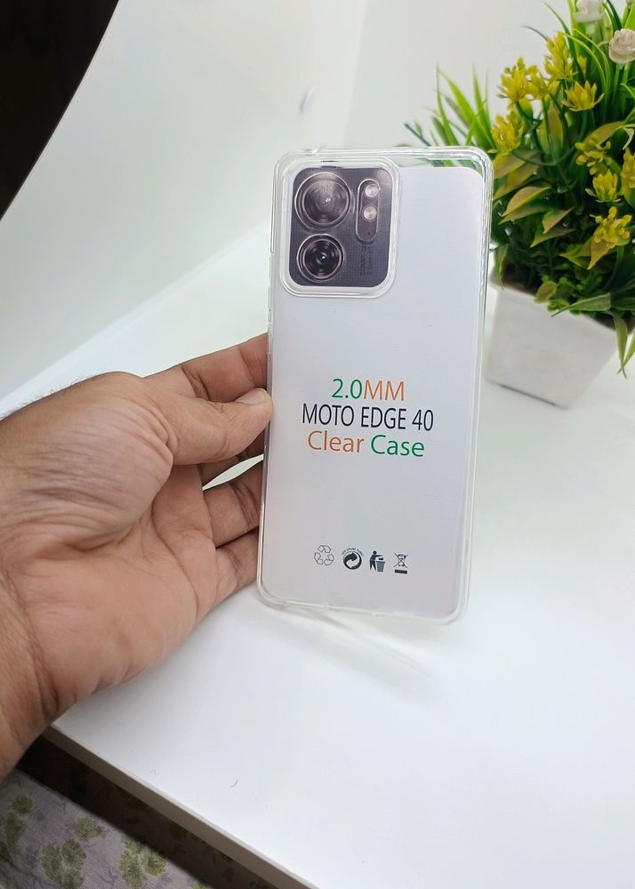 Clear case of MOTOROLA EDGE 40