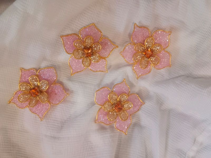 Floral Hair Clips