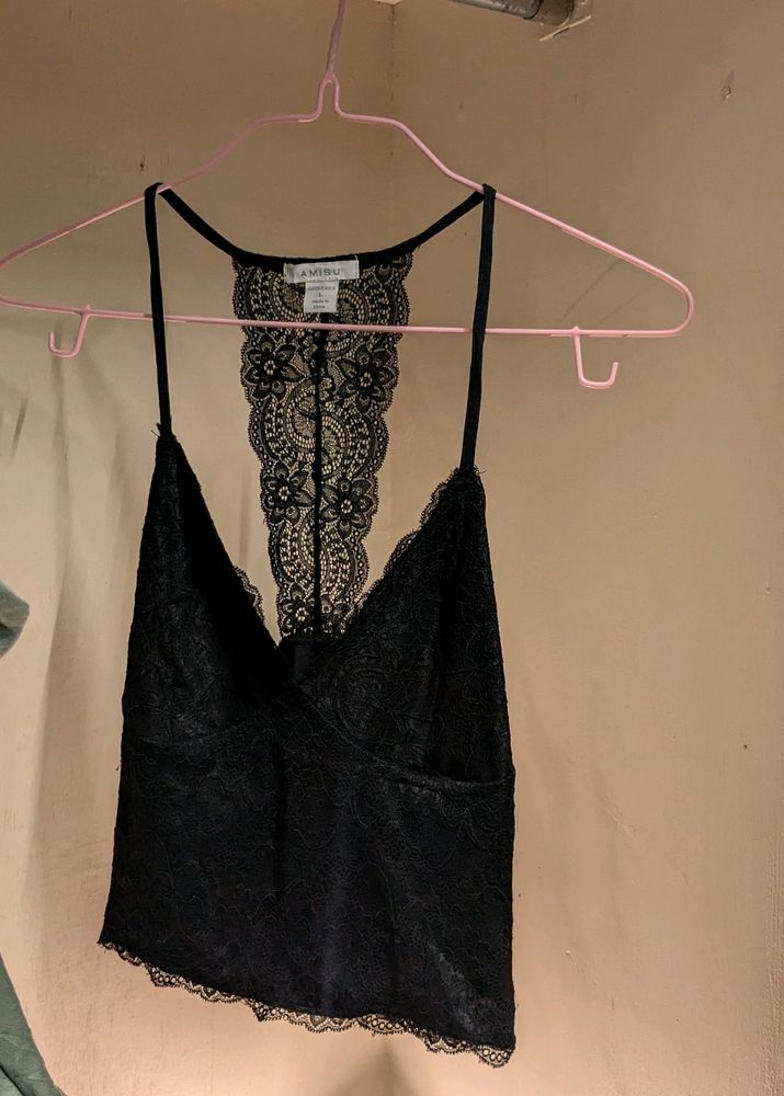 Amisu Black Lace Nightwear