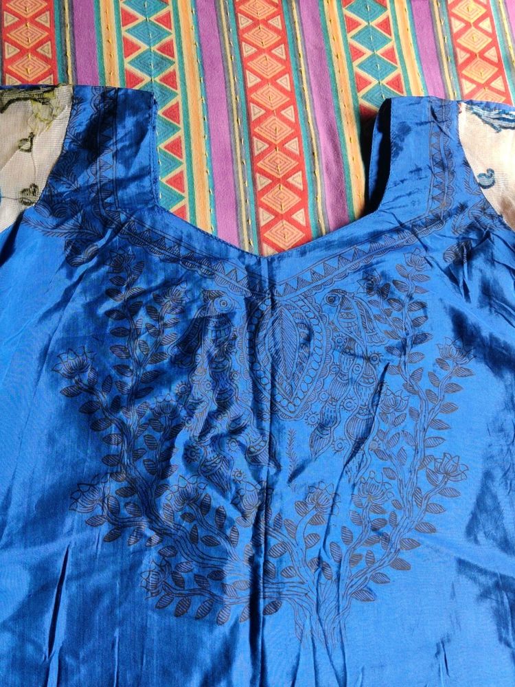 Madhubani Painting Hand Painted Customized Kurti