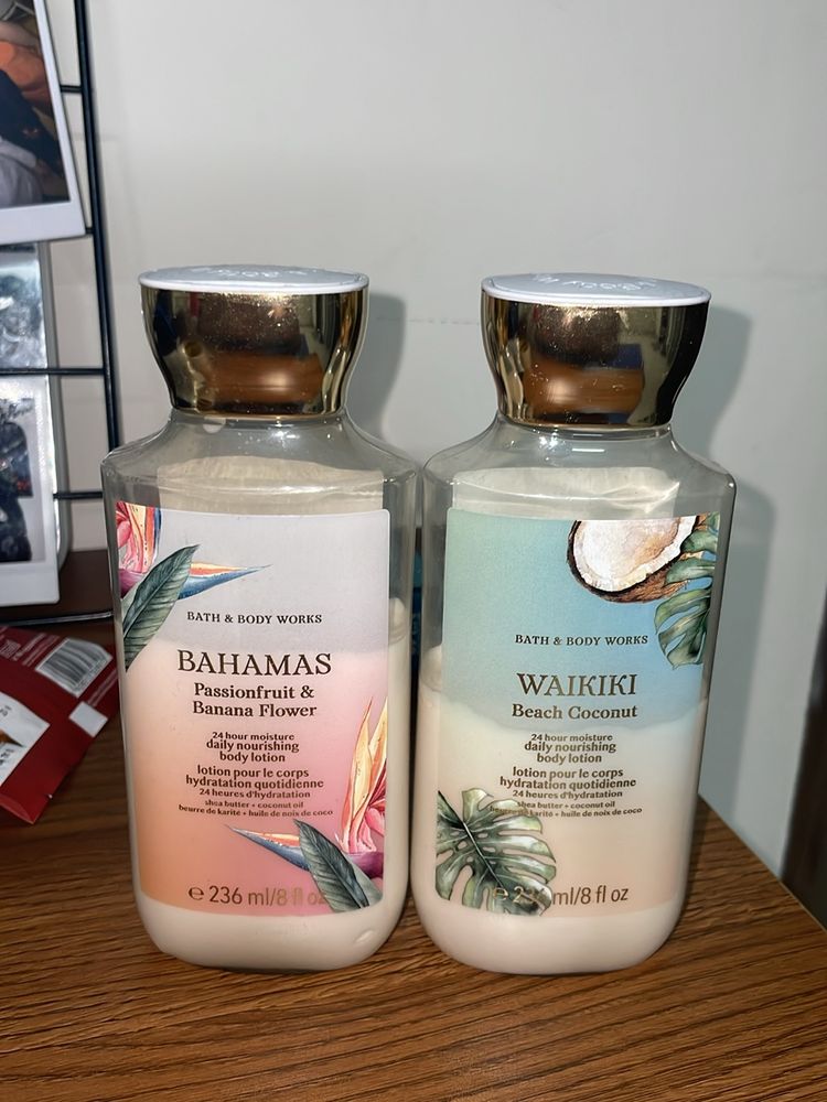 Combo Of Bath And Body Works Lotion