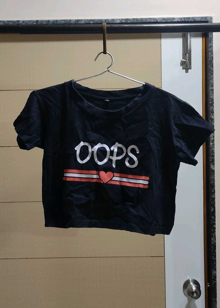 Crop T-shirt Only cash