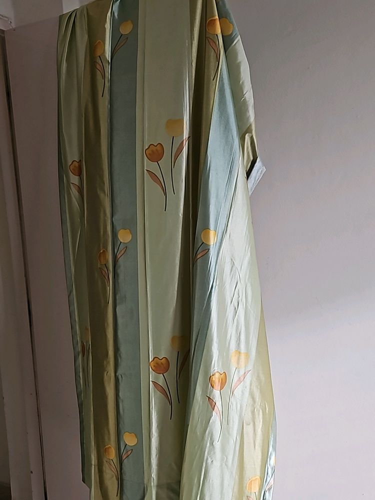 6 GREEN CURTAINS ON SALE