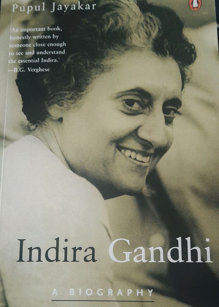 INDIRA GANDHI--A BIOGRAPHY