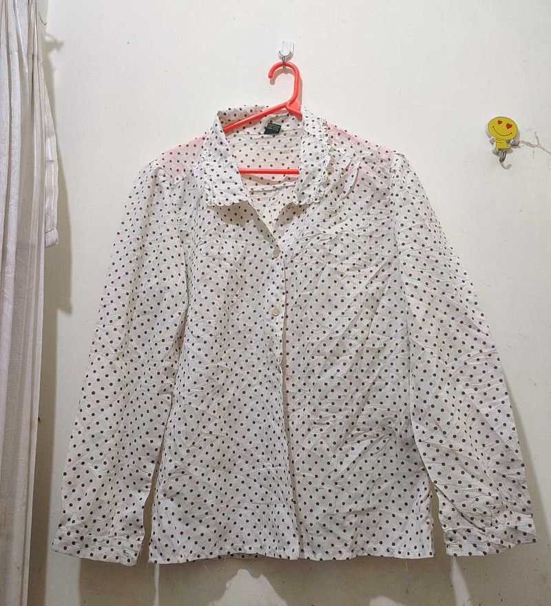 Polka Dot Shirt Bust 36-38(Light Weight