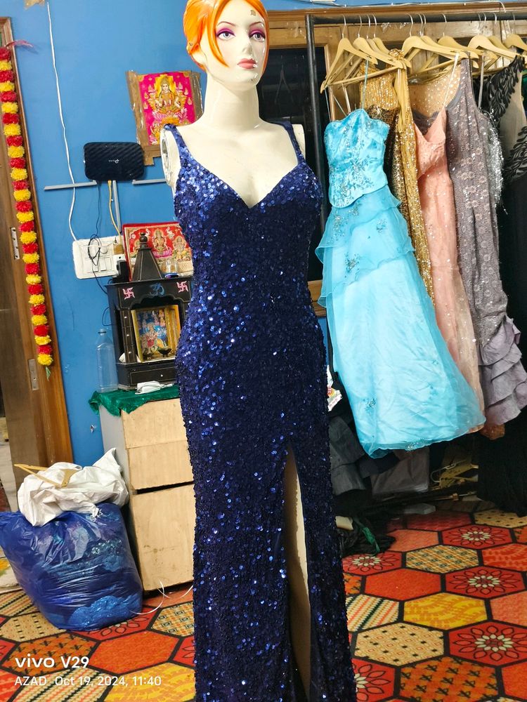 Sequence Party Wear Gown 💙