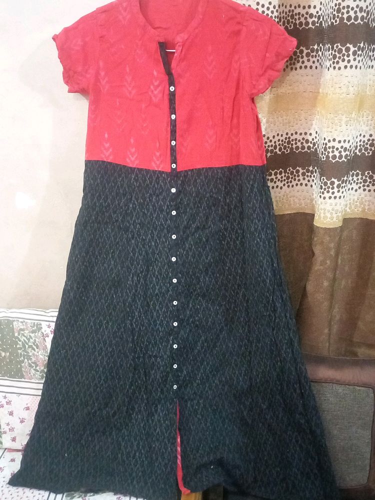 Ladies  Kurta  With Side Pocket