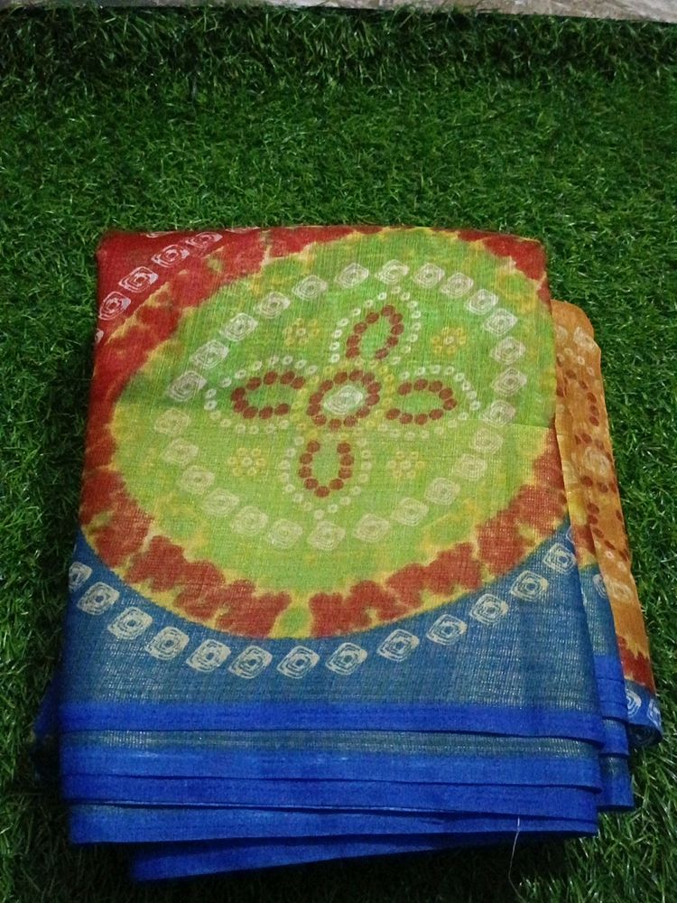 Chanderi Cotton Saree