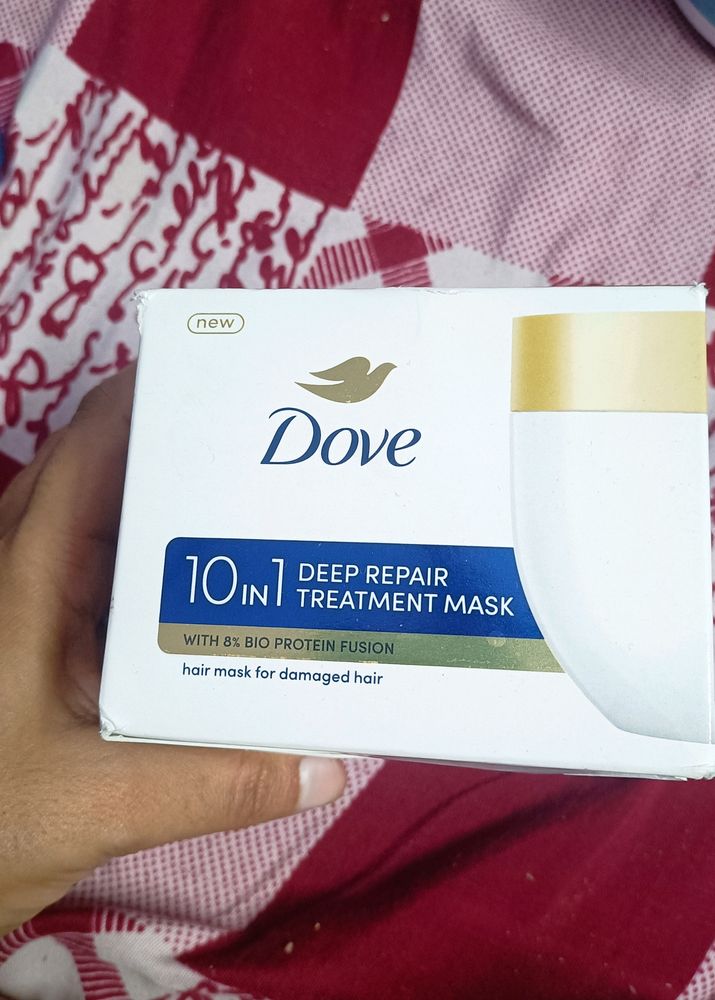 Dove 10 In 1 Deep Repair Treatment Mask 💯🤭💞🌸