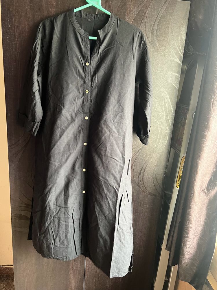 Black Kurta - XL