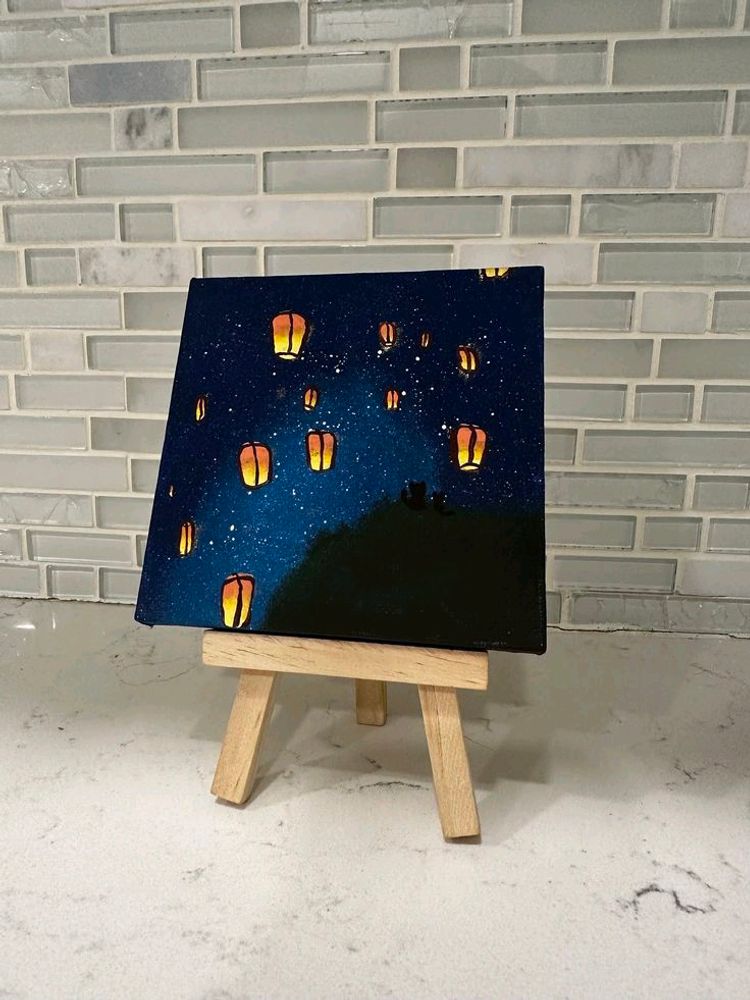 Mini Canvas Painting 38