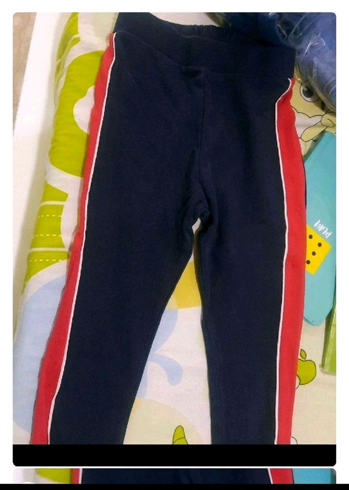 Westside Branded Girls Jeggings  With Red Stripe 9-10 YEARS