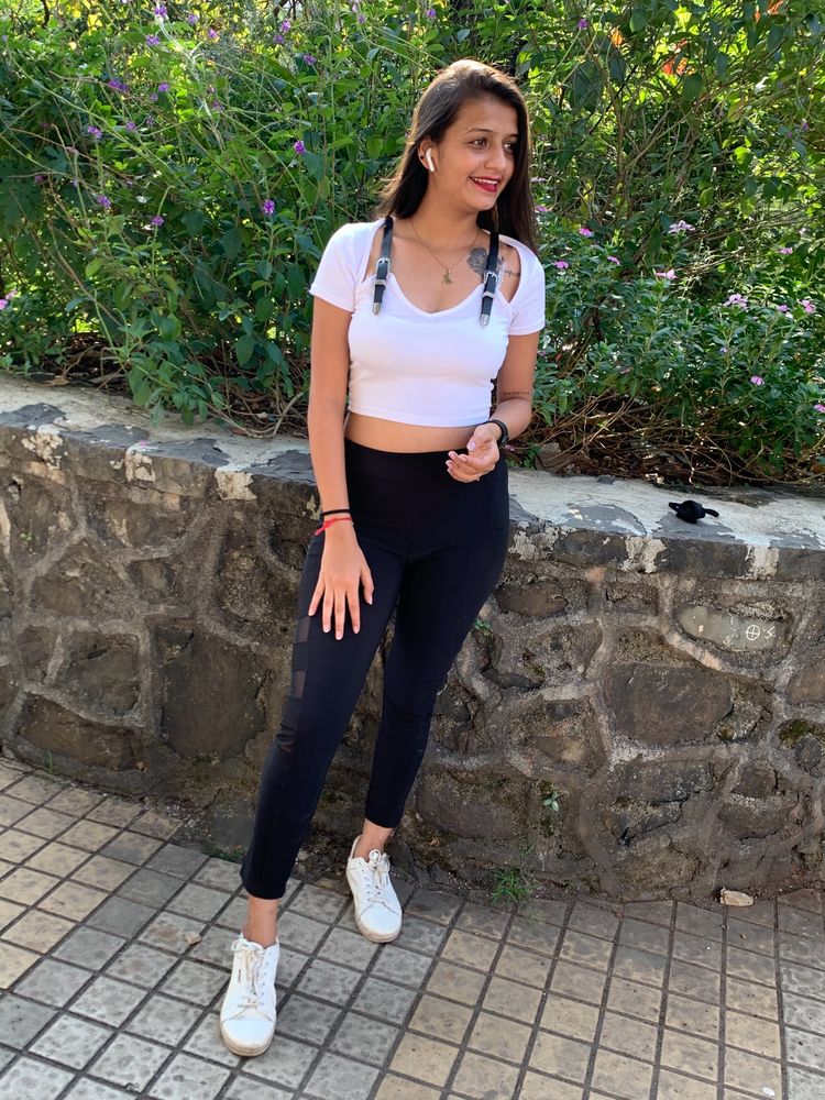 Beautiful white crop top