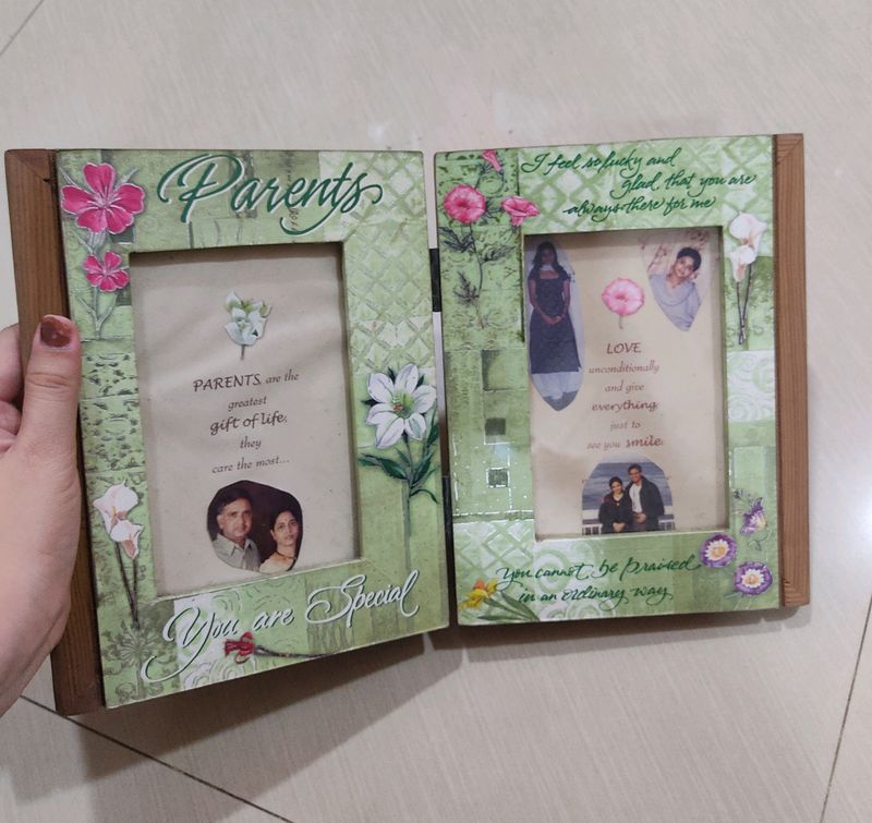 Wooden Vintage Photo Frame