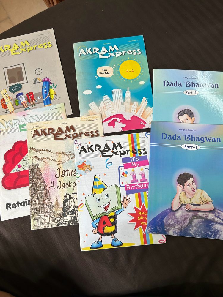 Books(7) For Children/Akram Express&Dada Bhagwan