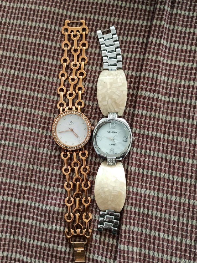 2 Beautiful Watches Not Working But Good Condition