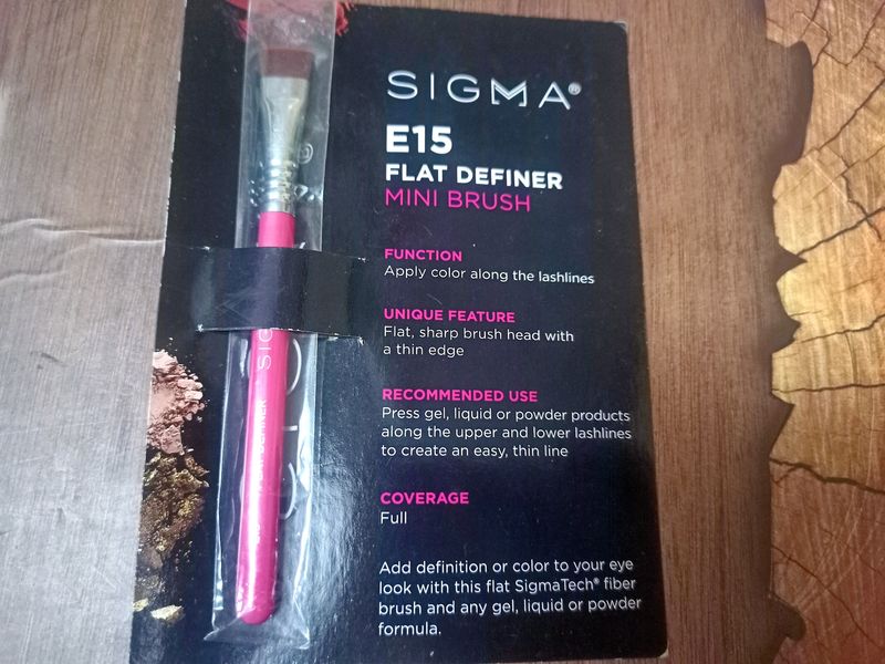 Original Sigma E15 FLAT DEFINER MINI BRUSH