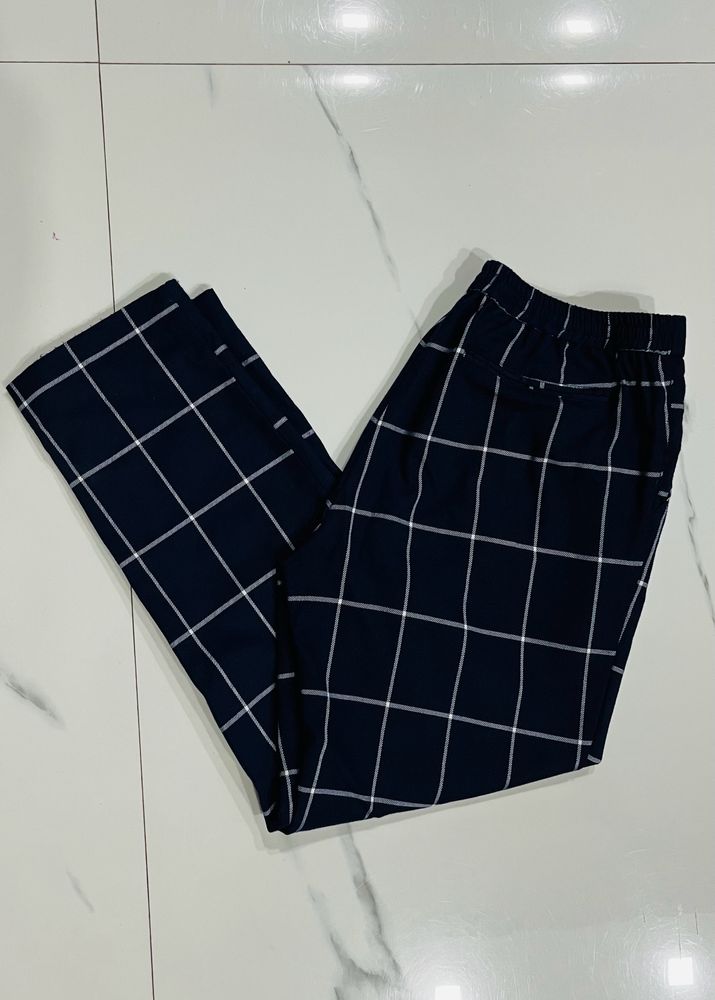 Dark Blue Printed Lower