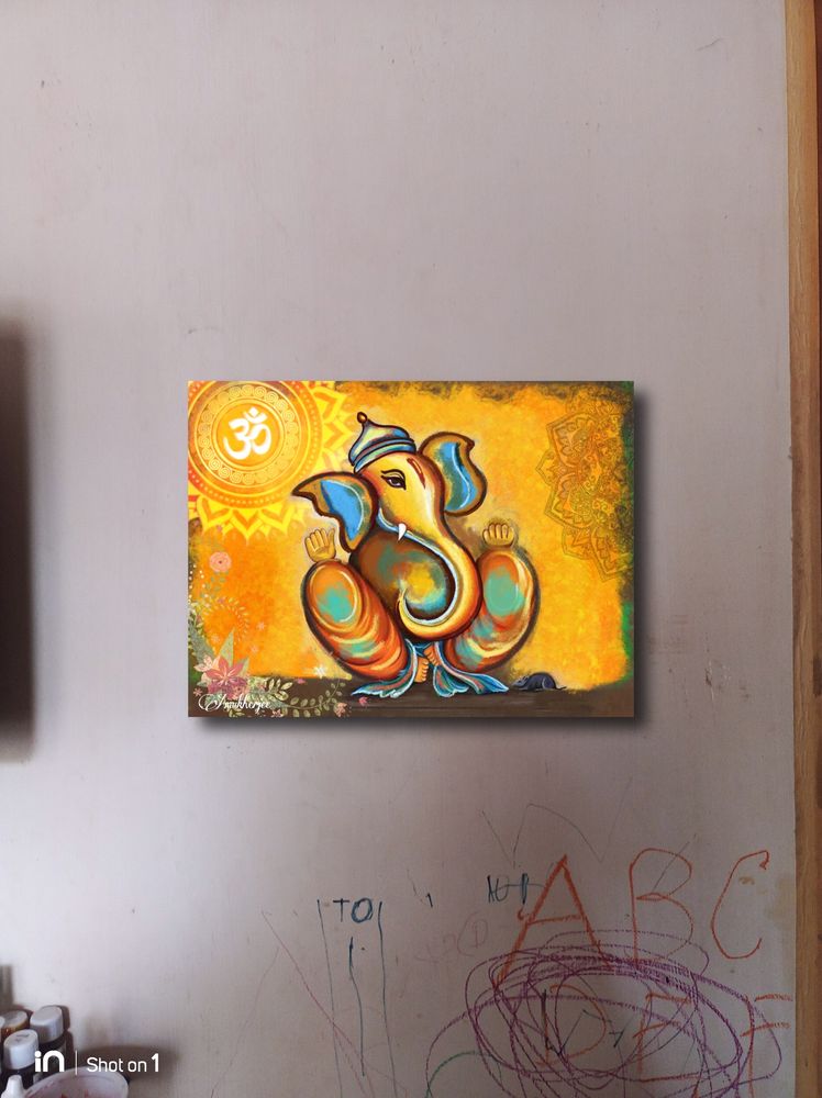 Ganesha Wall Art Painting