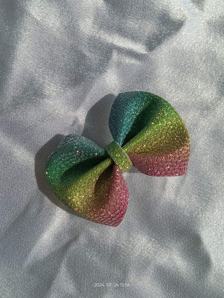 Hair pins clips bow style multi colour pack Of 1