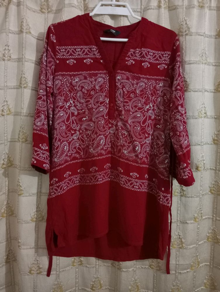 Women Mahroon Tunic